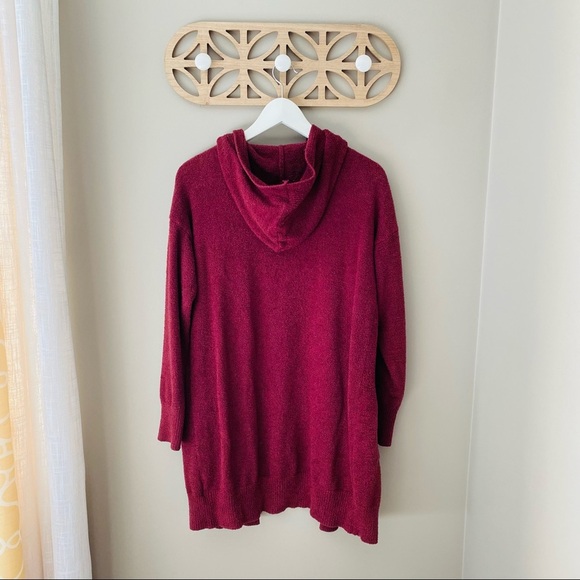 Altar'd State Open Front Cardigan Marron Sz M/L - Picture 7 of 9